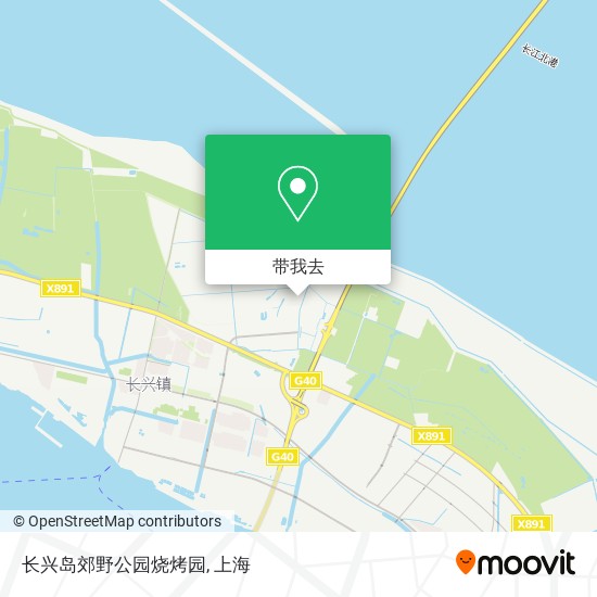 长兴岛郊野公园烧烤园地图
