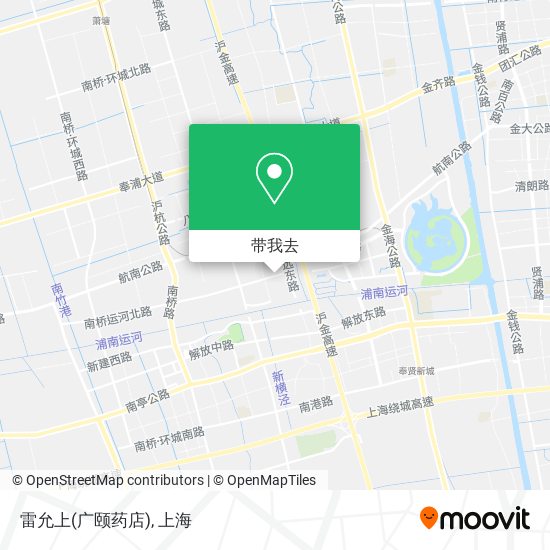 雷允上(广颐药店)地图