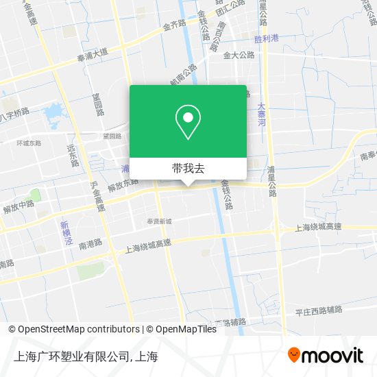 上海广环塑业有限公司地图