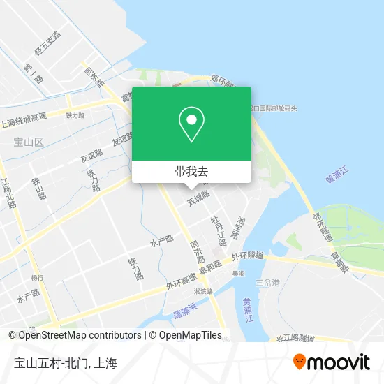 宝山五村-北门地图