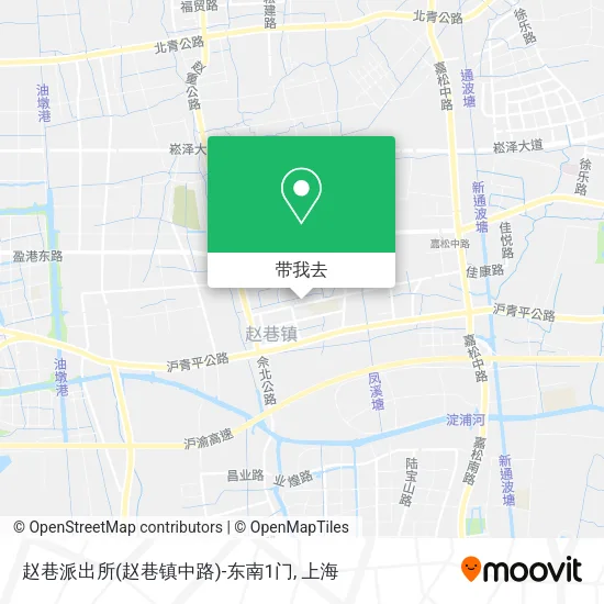 赵巷派出所(赵巷镇中路)-东南1门地图