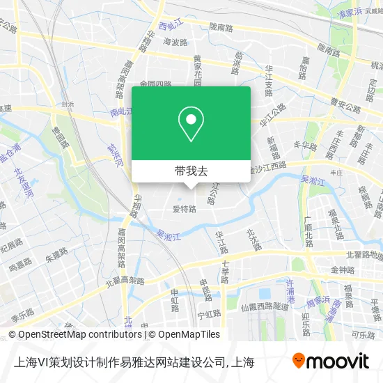 上海VI策划设计制作易雅达网站建设公司地图