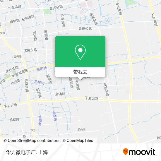 华力微电子厂地图