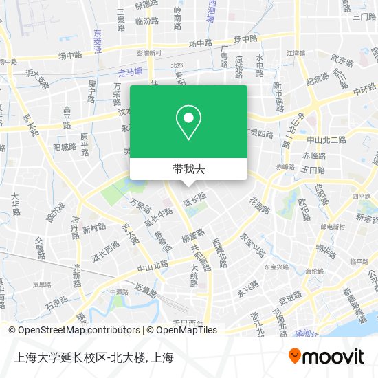 上海大学延长校区-北大楼地图