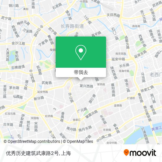 优秀历史建筑武康路2号地图