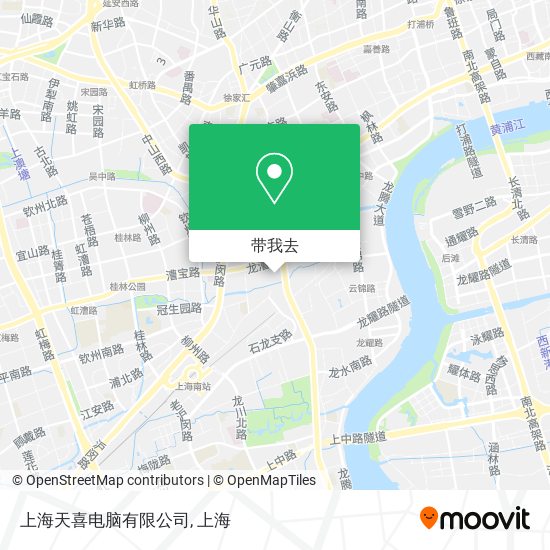 上海天喜电脑有限公司地图