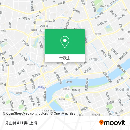 舟山路411弄地图