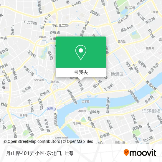 舟山路401弄小区-东北门地图