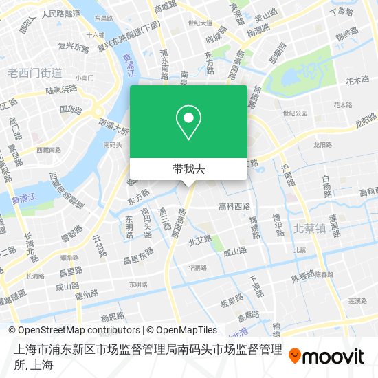 上海市浦东新区市场监督管理局南码头市场监督管理所地图