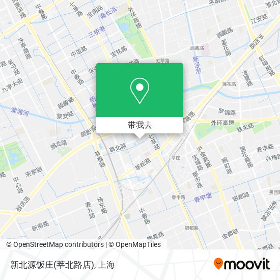 新北源饭庄(莘北路店)地图