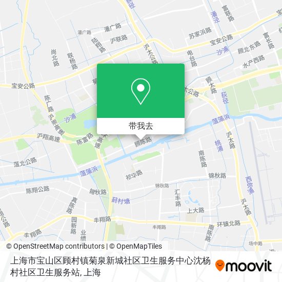 上海市宝山区顾村镇菊泉新城社区卫生服务中心沈杨村社区卫生服务站地图
