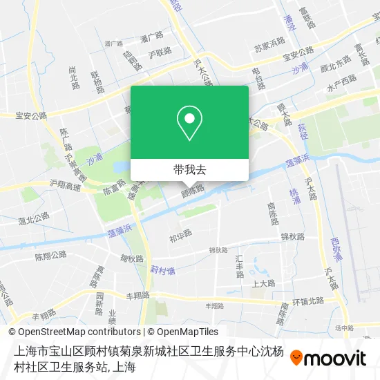 上海市宝山区顾村镇菊泉新城社区卫生服务中心沈杨村社区卫生服务站地图
