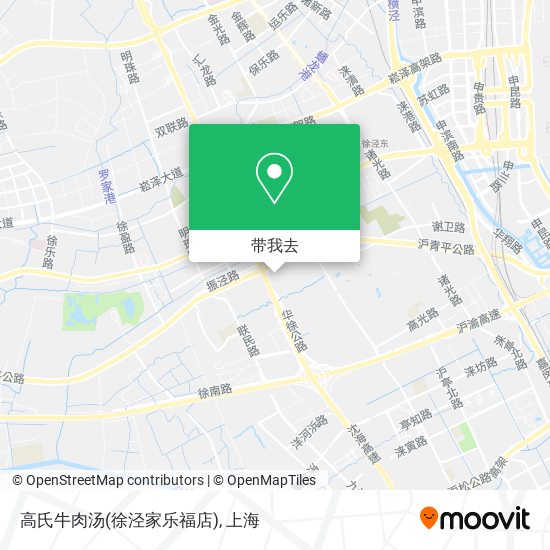 高氏牛肉汤(徐泾家乐福店)地图