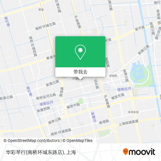 华彩琴行(南桥环城东路店)地图