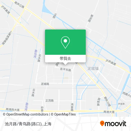 池月路/青鸟路(路口)地图