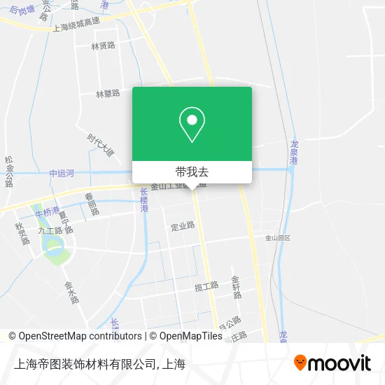 上海帝图装饰材料有限公司地图