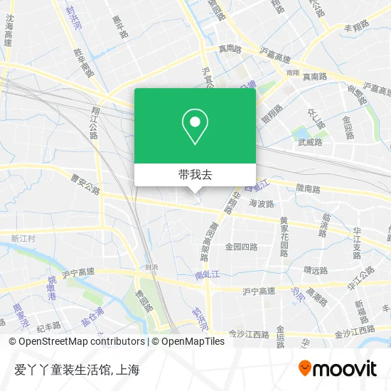 爱丫丫童装生活馆地图