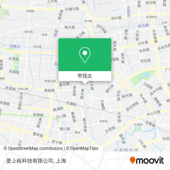 爱上租科技有限公司地图