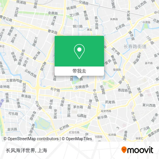 长风海洋世界地图