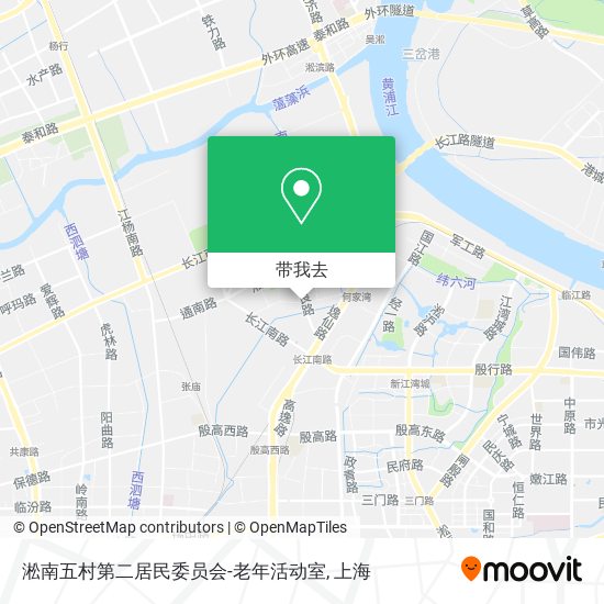 淞南五村第二居民委员会-老年活动室地图