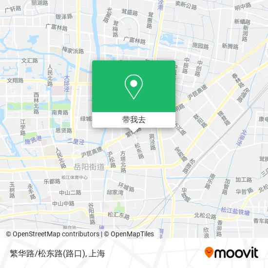 繁华路/松东路(路口)地图