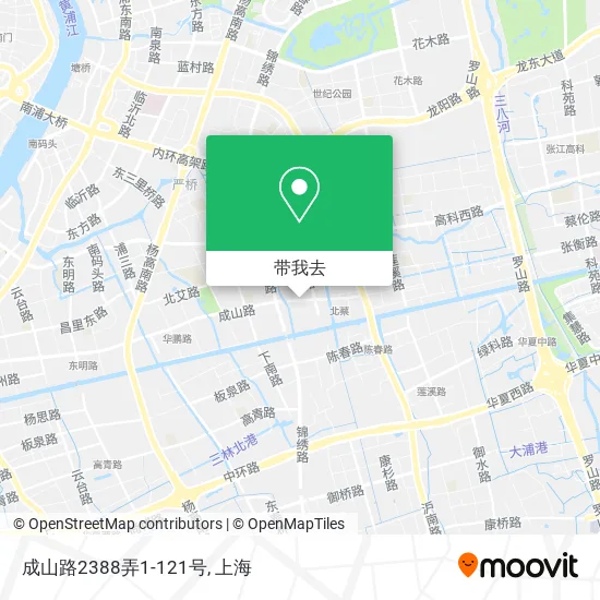 成山路2388弄1-121号地图