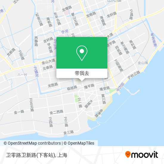 卫零路卫新路(下客站)地图