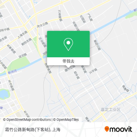 霜竹公路新甸路(下客站)地图