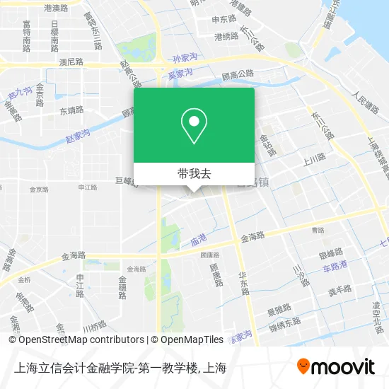 上海立信会计金融学院-第一教学楼地图