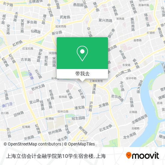 上海立信会计金融学院第10学生宿舍楼地图