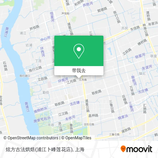 炫方古法烘焙(浦江卜峰莲花店)地图