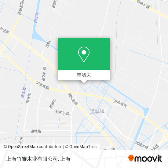 上海竹雅木业有限公司地图