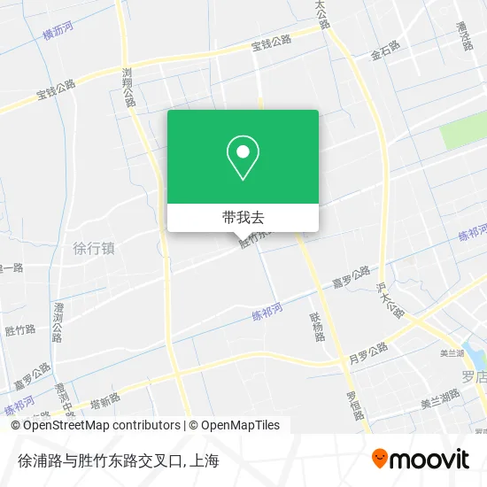 徐浦路与胜竹东路交叉口地图