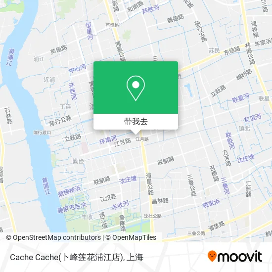 Cache Cache(卜峰莲花浦江店)地图