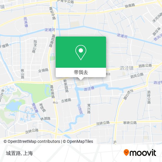 城置路地图