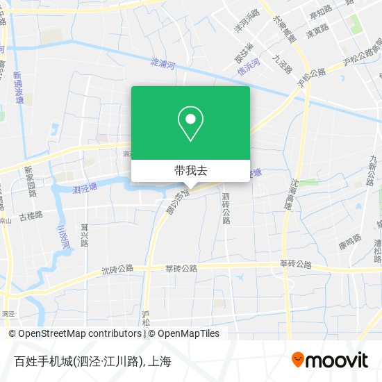 百姓手机城(泗泾·江川路)地图