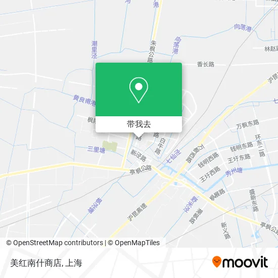 美红南什商店地图