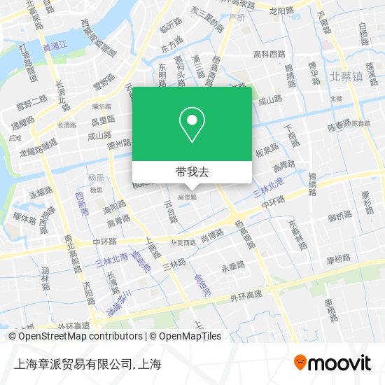 上海章派贸易有限公司地图