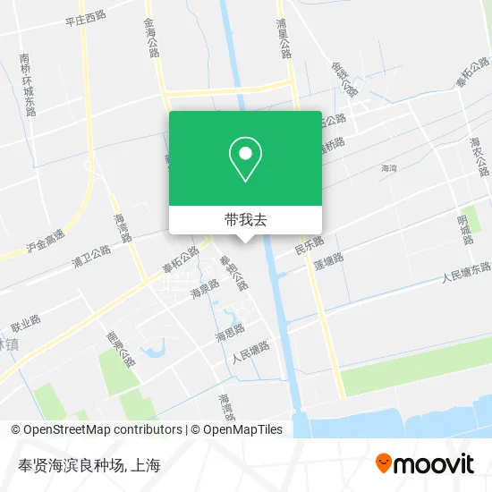 奉贤海滨良种场地图