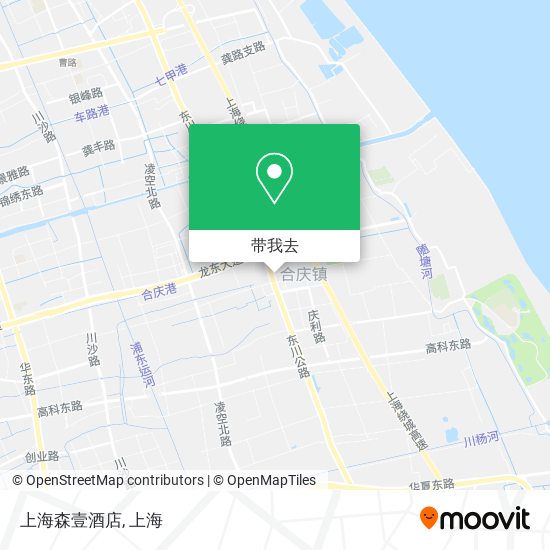 上海森壹酒店地图