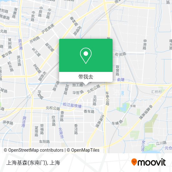 上海基森(东南门)地图