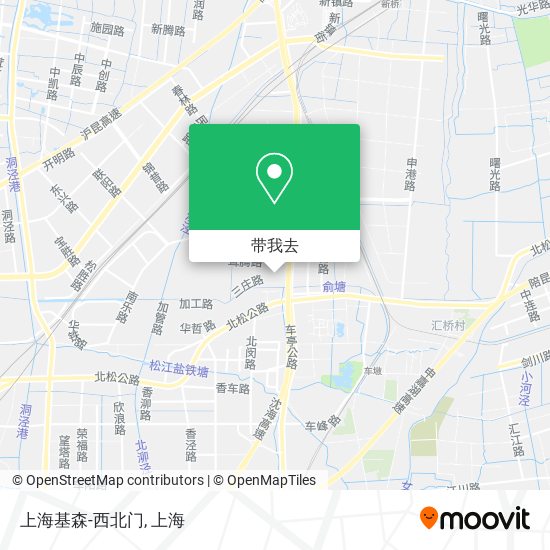 上海基森-西北门地图