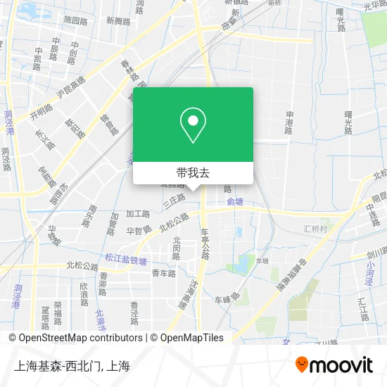 上海基森-西北门地图