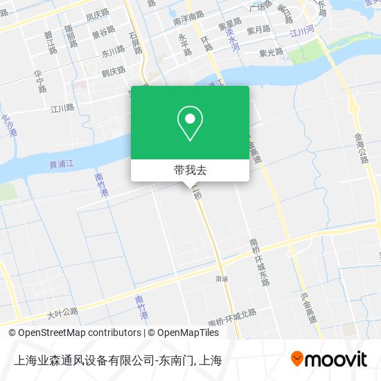上海业森通风设备有限公司-东南门地图