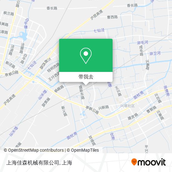 上海佳森机械有限公司地图