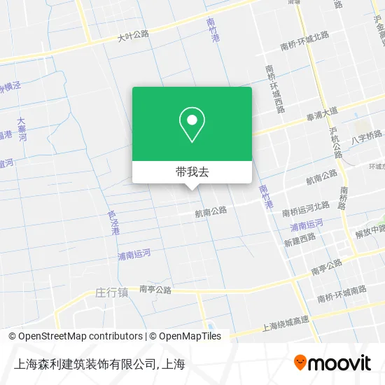 上海森利建筑装饰有限公司地图