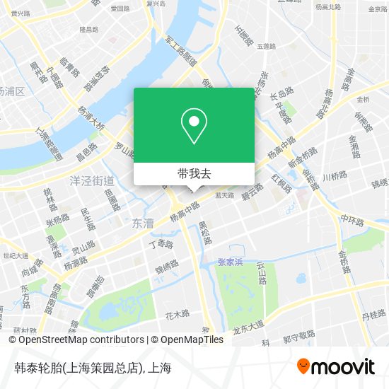 韩泰轮胎(上海策园总店)地图