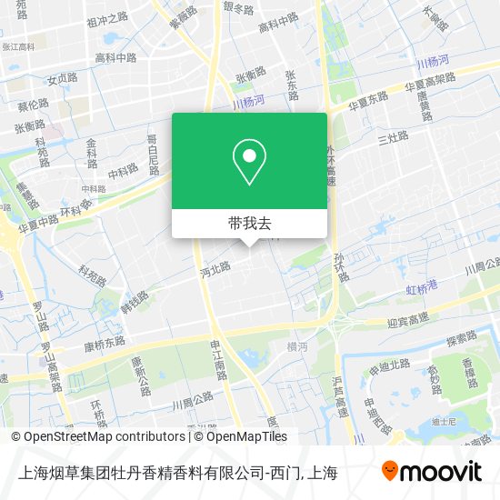 上海烟草集团牡丹香精香料有限公司-西门地图