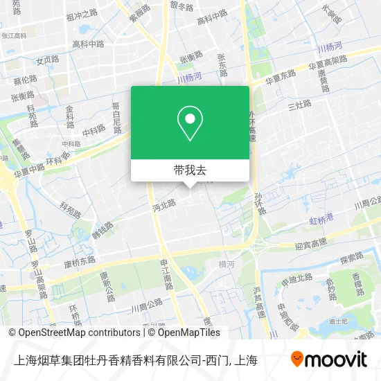 上海烟草集团牡丹香精香料有限公司-西门地图