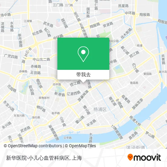 新华医院-小儿心血管科病区地图
